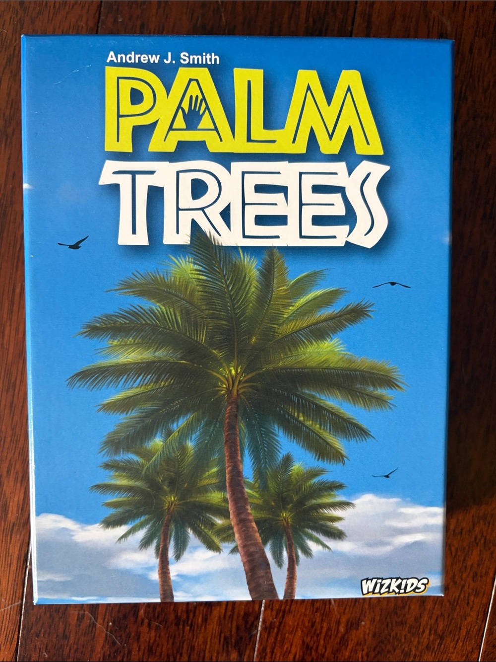 Palm Trees Card Game by WizKids - Bright Blue Cover